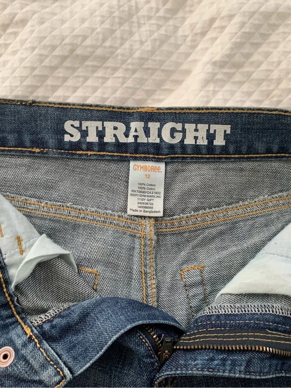 Gymboree Boys Dark Blue Straight Jeans